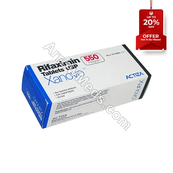 Xanovo 550 mg Tablet (Rifaximin)