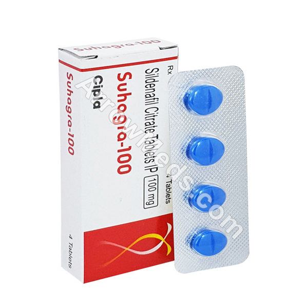 Suhagra 100 mg (Sildenafil Citrate)