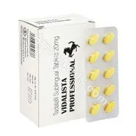 Vidalista Professional 20mg (Tadalafil) - Sublingual Tablets