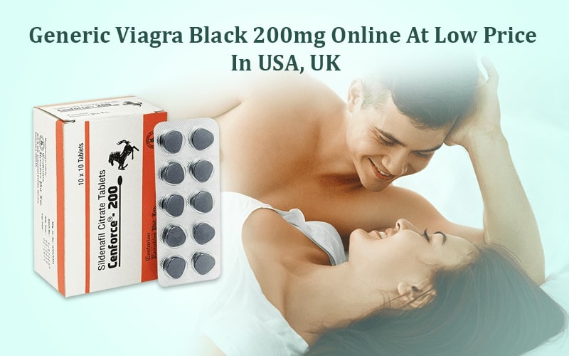 Generic Viagra Black 200mg Online At Low Price In USA, UK