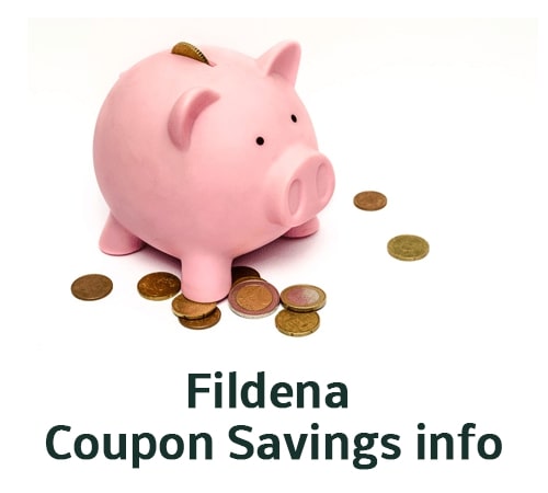 FIldena Coupon Saving Info