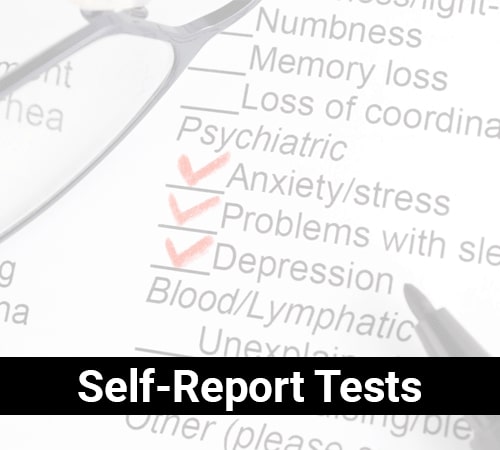 Self report test