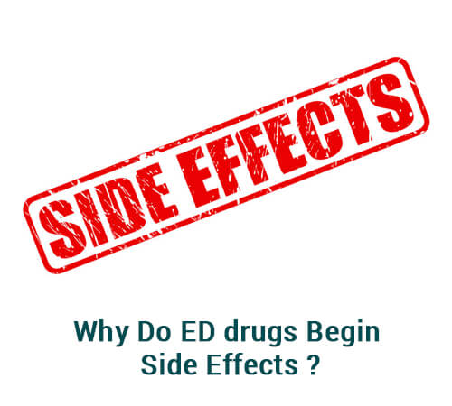 Why do ED drugs begin side effects_
