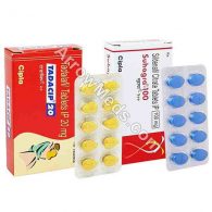 ED Duo Pack by Cipla 100 mg/20 mg (Sildenafil/Tadalafil)