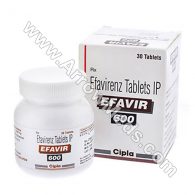 Efavir 600 mg (Efavirenz)