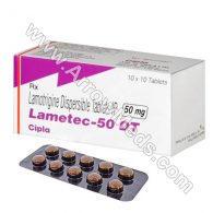 Lametec 50 mg DT (Lamotrigine)