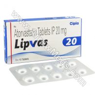 Lipvas 20 mg (Atorvastatin)