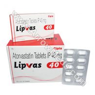 Lipvas 40 mg (Atorvastatin)