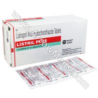 Listril Plus 5 mg/12.5 mg (Lisinopril/Hydrochlorothiazide)