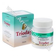 Trioday 300 mg/300 mg/600 mg (Lamivudine/Tenofovir/Efavirenz)