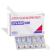 Zivast AM 5 mg/10 mg (Amlodipine Besilate/Atorvastatin)