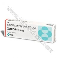 Zocor 20 mg (Simvastatin)