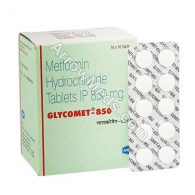 Glycomet 850 mg (Metformin)