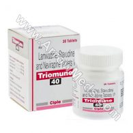 Triomune 40mg/150mg/200mg (Stavudine/Lamivudine/Nevirapine)