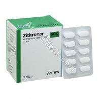 Zithrocor 500 mg (Azithromycin)