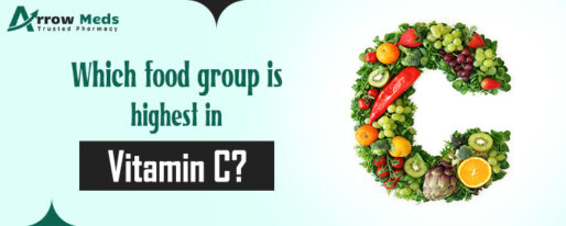 Which food group is highest in vitamin C