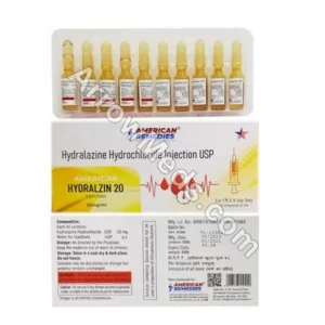 Hydralzin 20 Inj
