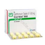 Biaxin 500 mg (Clarithromycin) (Generic)