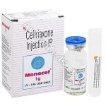 Rocephin Injection 1gm (Ceftriaxone) (Generic)